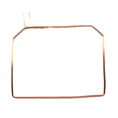 Card reader induction antenna coil